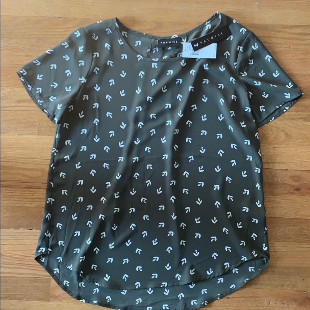 Olive Green Blouse